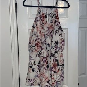 White floral romper!
